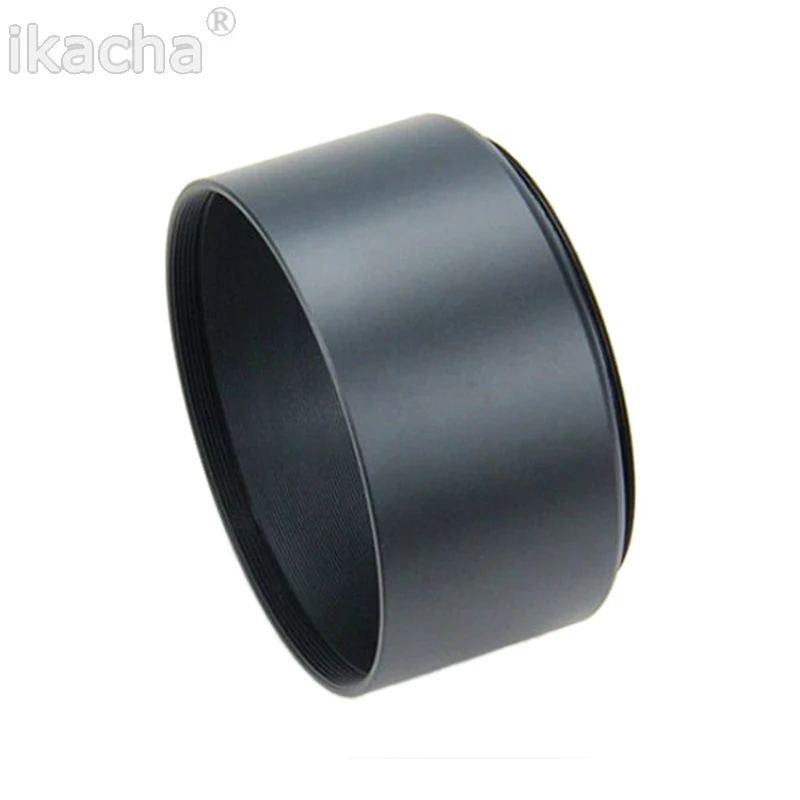 Capucha de lente de Metal teleobjetivo profesional, tornillo de 52mm, rosca de filtro de 52mm, nuevo