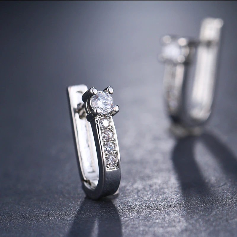 EMMAYA Wholesale Cheap Brincos Earrings Delicate Cute Cz Tiny Mini Earring Girl Women Gift