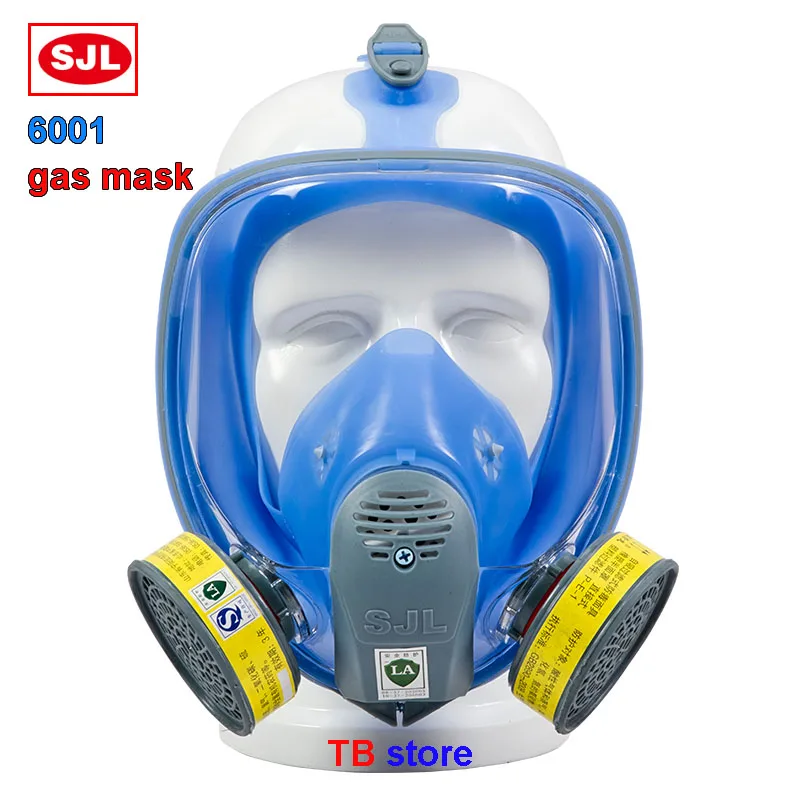 Breathing full mask high quality Silica gel Anti-fog High definition respirator mask Can cooperate Multi-type filter gas mask