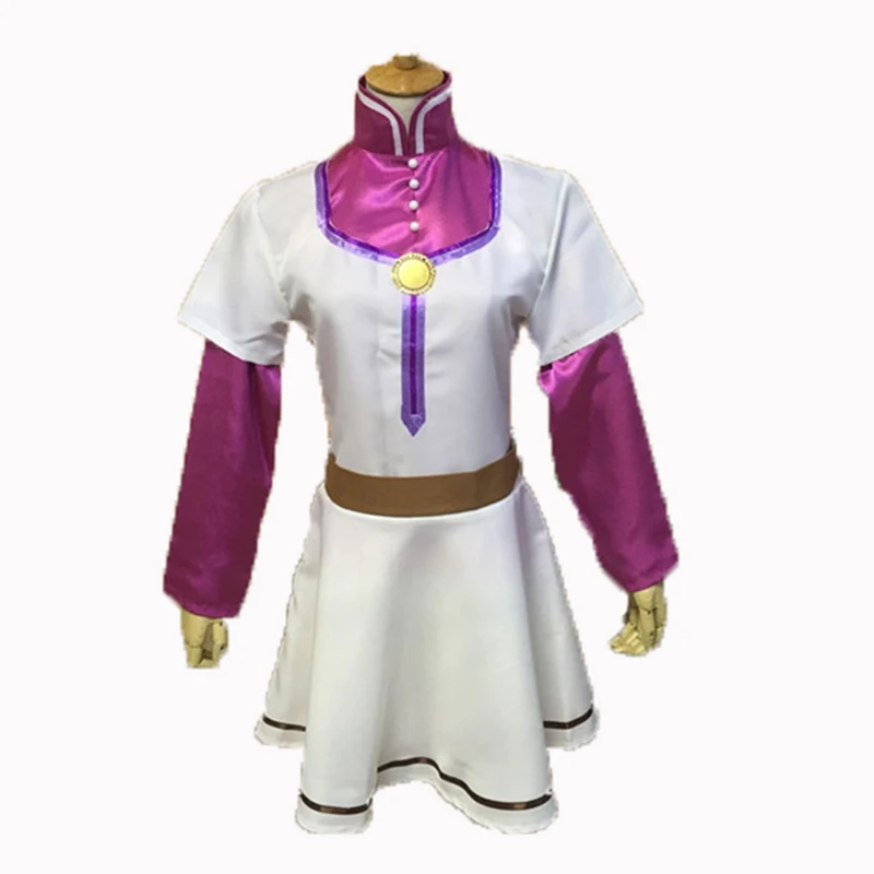 

New Hot Anime Akagami no Shirayukihime Shirayuki Chemist Uniform Cosplay Dress Hot Sale for Halloween Christmas party men women