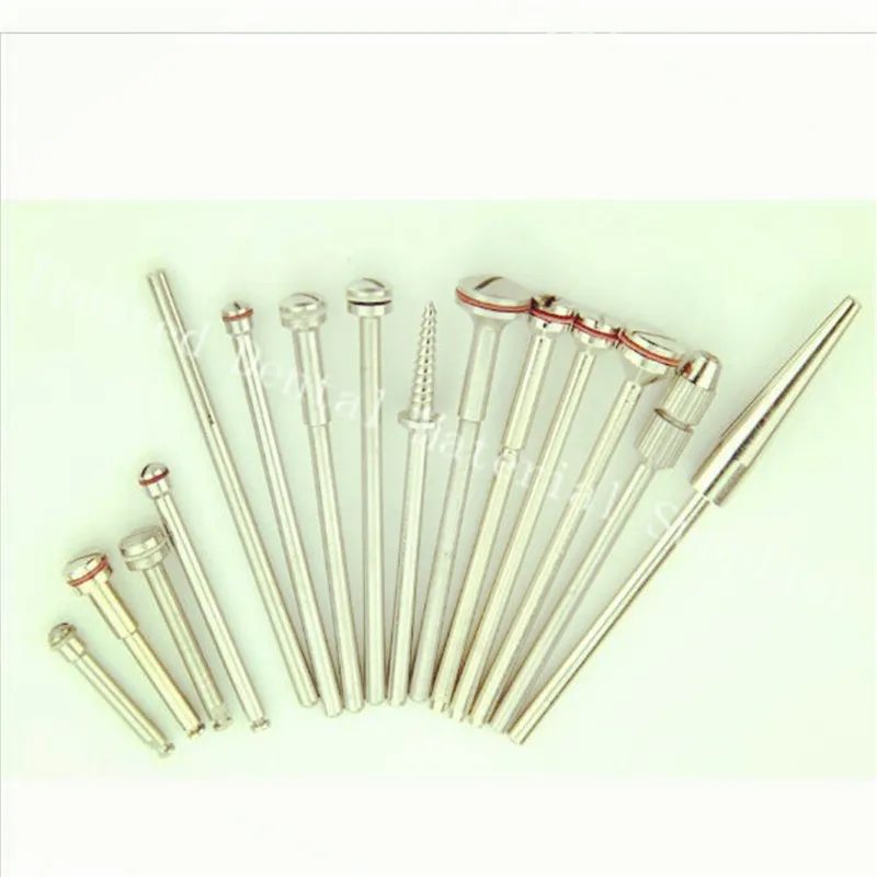 10 Pieces/Lot Dental Contra Angle Straight  HP/Ra Rotary Tool Mandrels Stainless Steel Reinforced Dental Screw Mandrels