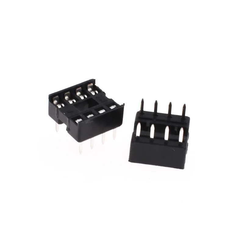 50PCS IC Socket 8PIN 14PIN 16PIN Pin 2.54mm Integrated Circuit Adaptor Solder Type Narrow