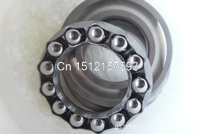 5pcs 35 x 52 x 12mm 51107 Axial Ball Thrust Bearing 3-Parts 35*52*12