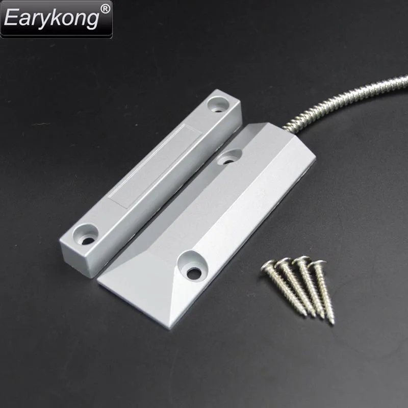 New Earykong 433MHz Wireless Metal Door Sensor, Door Magnet Alarm, Outdoor Waterproof, For Home Burglar Alarm System