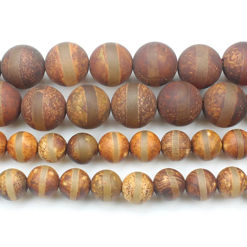 Old Ancient Dzi Agates, one line , 8-12mm Round Beads  ,Wholesale For DIY Jewellery