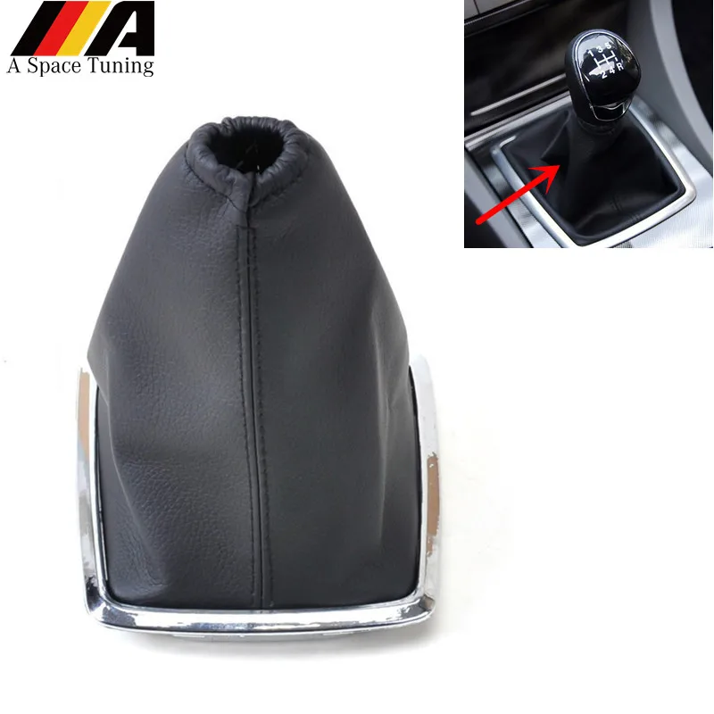 Pomo de cambio de marchas de estilo de coche, funda de maletero de polaina para Ford Focus 2 MK2 2005-2011/c-max 2007-2010 / Fiesta Kuga 2008-2012