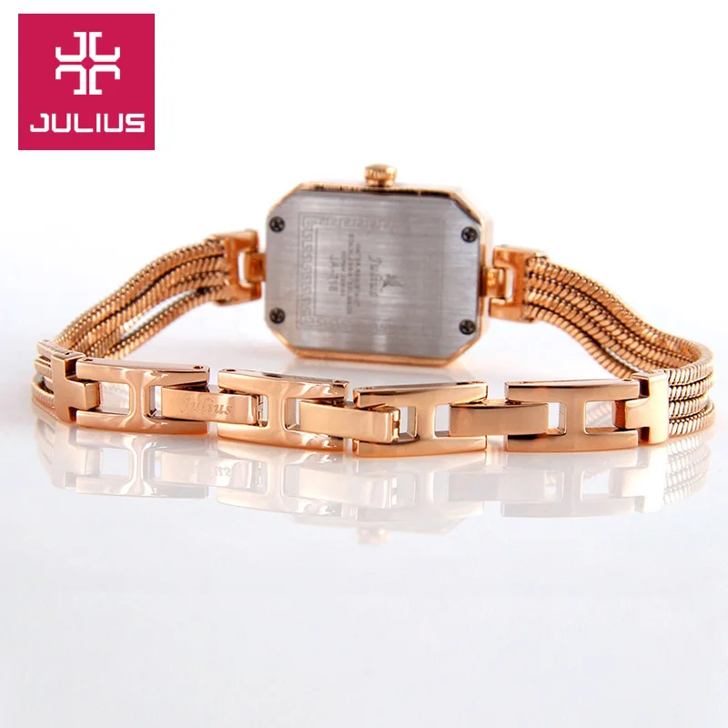 Sale Small Julius Lady Women\'s Watch Japan Quartz Fashion Hours Dress Bracelet Shell Snake Chain Tassels School Girl Gift Box