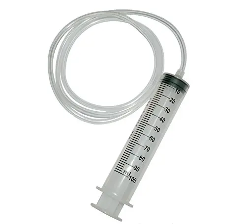 Large Plastic 100ml Syringe +120cm (47in) handy plastic tubing