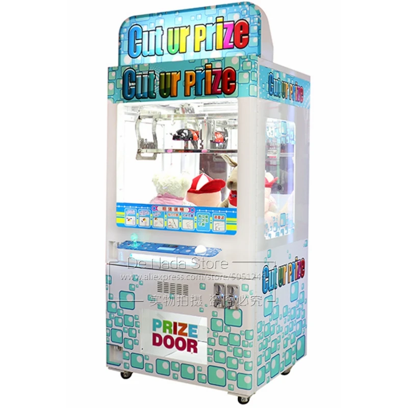 Cut Ur Prize Scissors Crane Machine Coin Operated Gift Plush Toys Vending Machine Arcade Game Machine