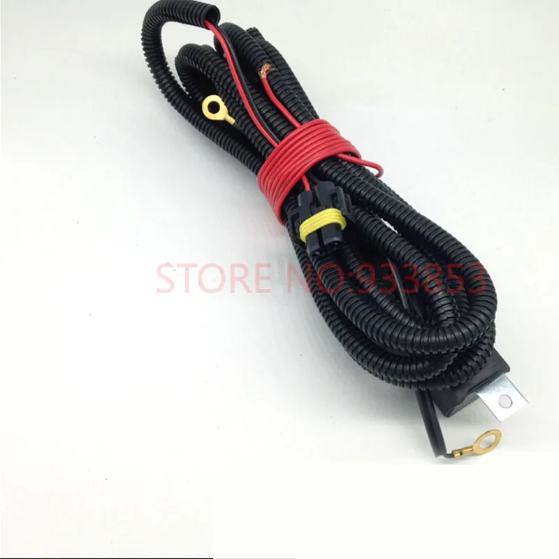 Car Fog Light Lamp Wires Harness Cable With Fuse For VW New Polo Golf Jetta MK5 MK6