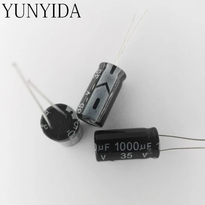 Aluminum electrolytic capacitor 35v 1000uf 10*20MM   10PCS
