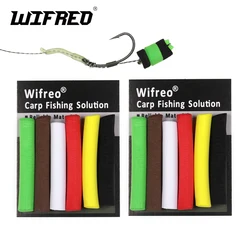 Wifreo 12PCS/2bags 8mm 5mm 3mm Carp Fishing Pop Up Foam Zig Rig Foam Sticks Hair Rig Floating Carp Fishing Bait Red Green Yellow