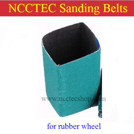 grit 80 green zircon sand sanding belt | Stainless steel wire drawing brush abrasive sandpapers for install in rubber wheel