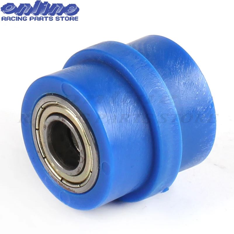 Concave Drive Chain Pulley Roller Slider Tensioner Wheel Guide For Pit Dirt Street Bike Bicycle Cycling 8mm 10mm