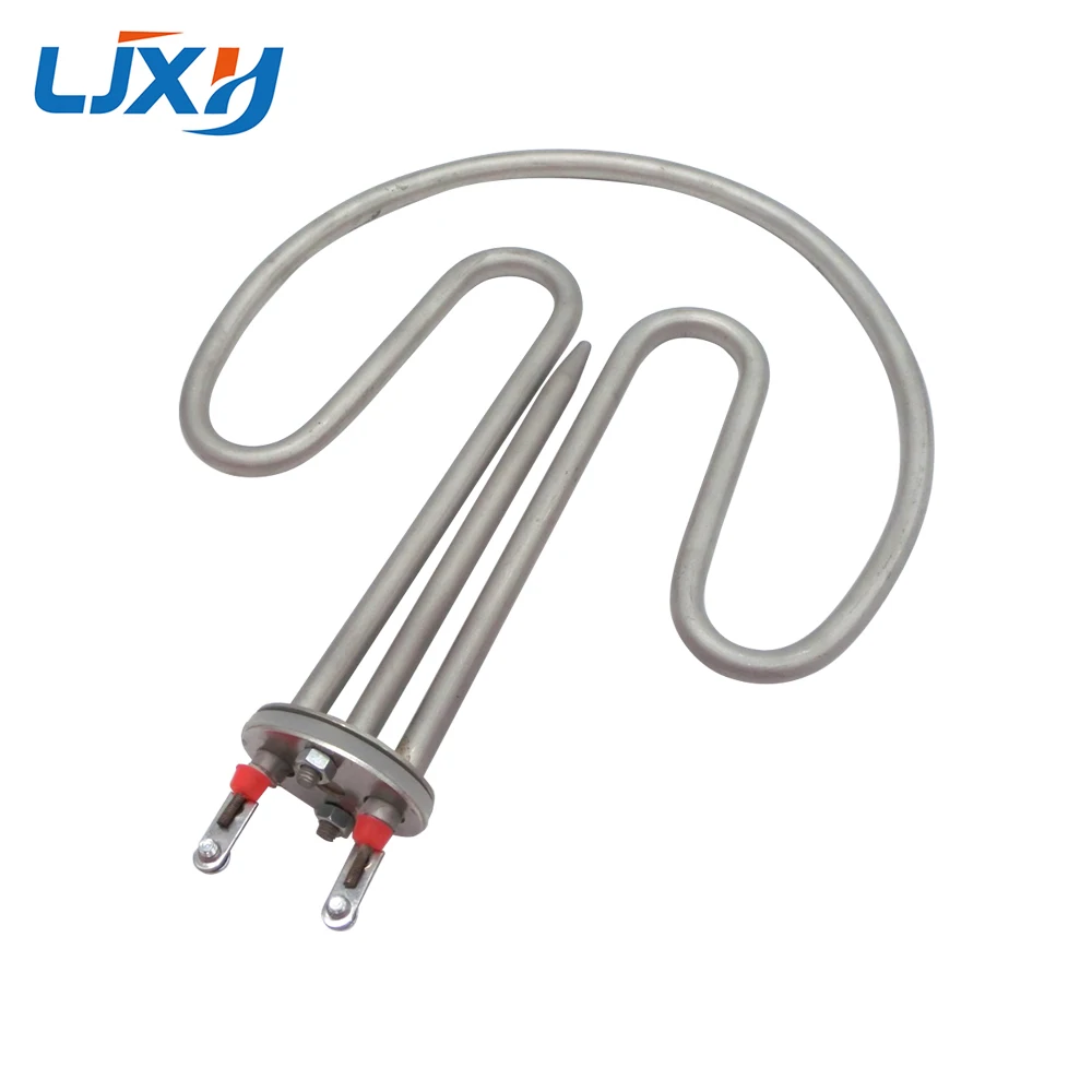 LJXH Electric Heating Element for Heat Insulation Barrel 220V 1.5KW/2KW/3KW 201SS Flange/Disc 46mm Towel Cart Heater Parts