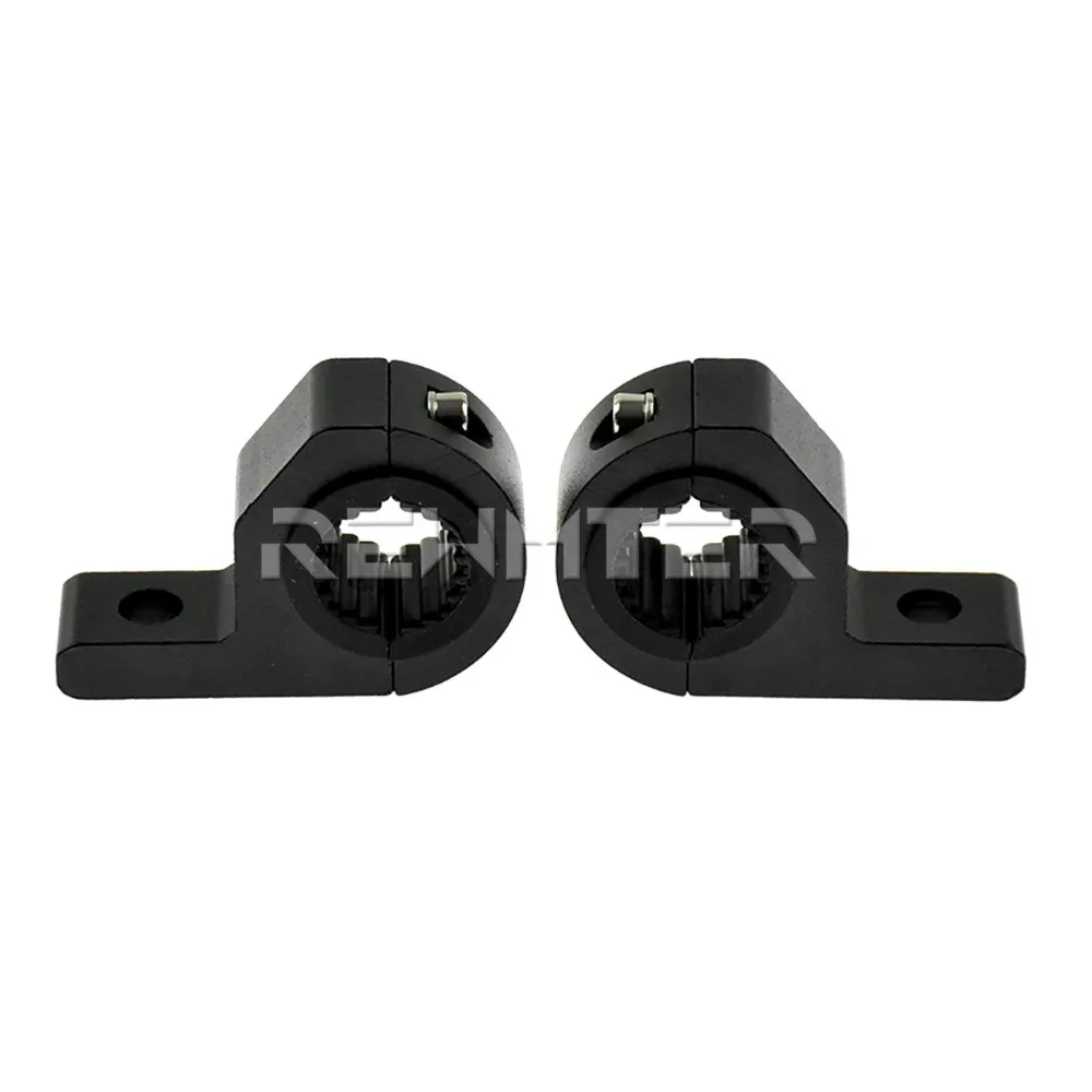 Turn Signal Light Indicator Bracket 2pcs Aluminum Truck Fork Holder Mount 25-30MM 1-1.2