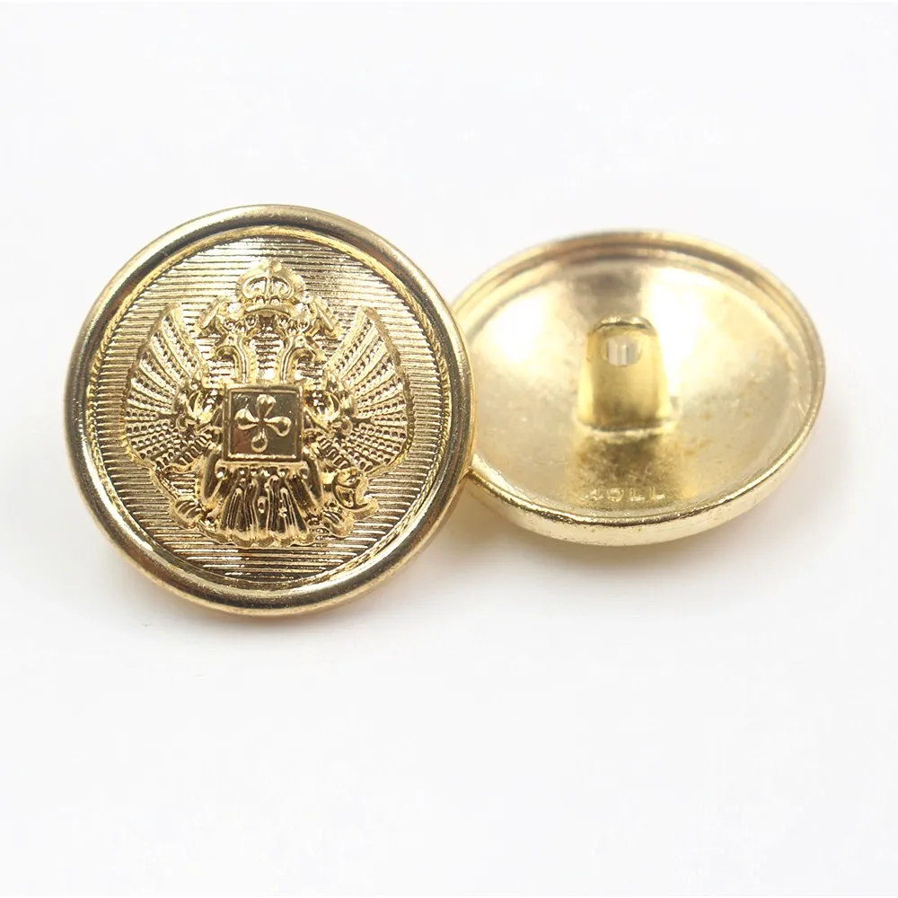 25mm 10pcs/lot Snow metal buttons gold sweater coat decoration shirt buttons accessories DIY JS-0213
