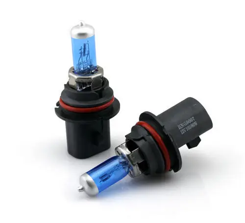 2Pcs 9007 100W  5500k XENON  Super White   Halogen Car Headlight Bulbs  Fog light FREE SHIPPING