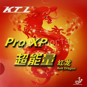 KTL Pro XP สีแดง-Dragon Red Dragon Attack และ Loop สิวในตารางเทนนิสยางฟองน้ำ