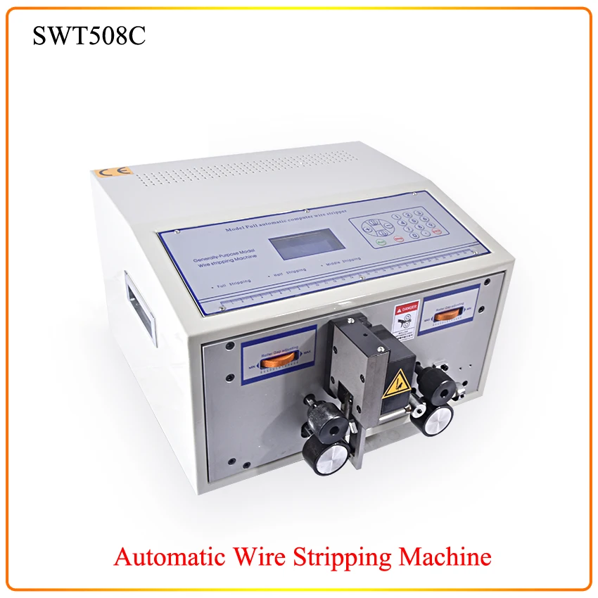 

1pc Computer Automatic Wire Stripping Machine, Wire Cutting Machine, Wire Cutting & Stripping Machine SWT508C