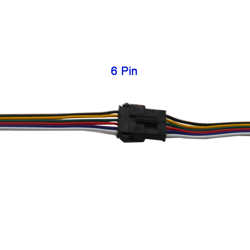 5pair~100pairs 3pin 4pin 5pin 6pin JST LED Connectors,Male And Female Connector for 3528 5050 RGB RGBW RGBWW LED Strip light