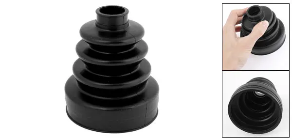 UXCELL Spare Part Inner Drive Shaft Black Cv Joint Boot Dust Cover For Isuzu