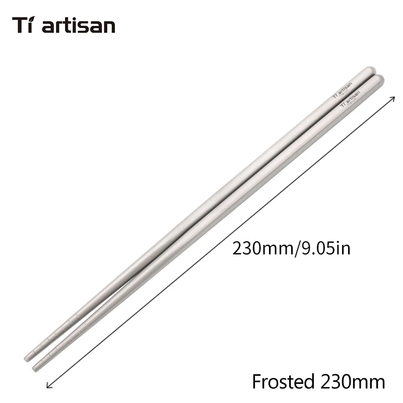 Tiartisan kitchen accessories Chinese Chopsticks Titanium Hollow Square Ultralight  Palillos Chinos Eco-friendly Tableware