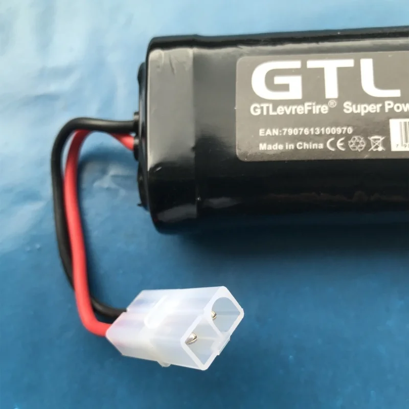 Аккумулятор NiMh GTL игрушечный, 6800 мА · ч, 7,2 в, с разъемами Tamiya
