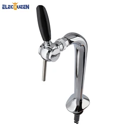 Snake beer tower with one brass beer tap,Chrome Plated Brass Single Faucet for homebrew beer Tap New Fashion Design