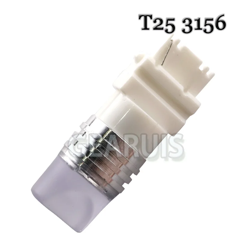 

100pcs T20 7443 580 7440 W21W T25 3156 3157 P27W 3D 9 SMD 2835 LED White red yellow Turn Signal Light Backup Reverse Lamp 12V