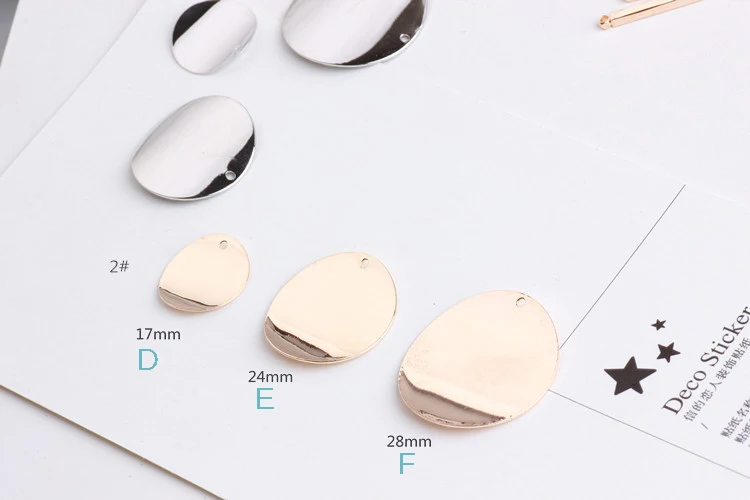 Minimalist diy dual hole connection rod wafer handmade earrings stud earrings earrings accessories tassel accessories