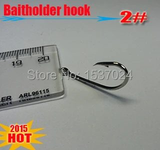 2023 hot fishing hooks baitholder hook size2# high carbon steel quantily:30pcs/lot