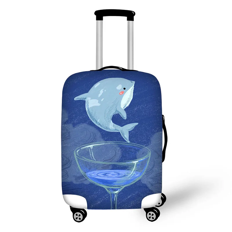 Cure illustrations Print Travel Luggage Cover Protector Suitcase cover Trolley case Travel Luggage Dust cover for 18-32 inch