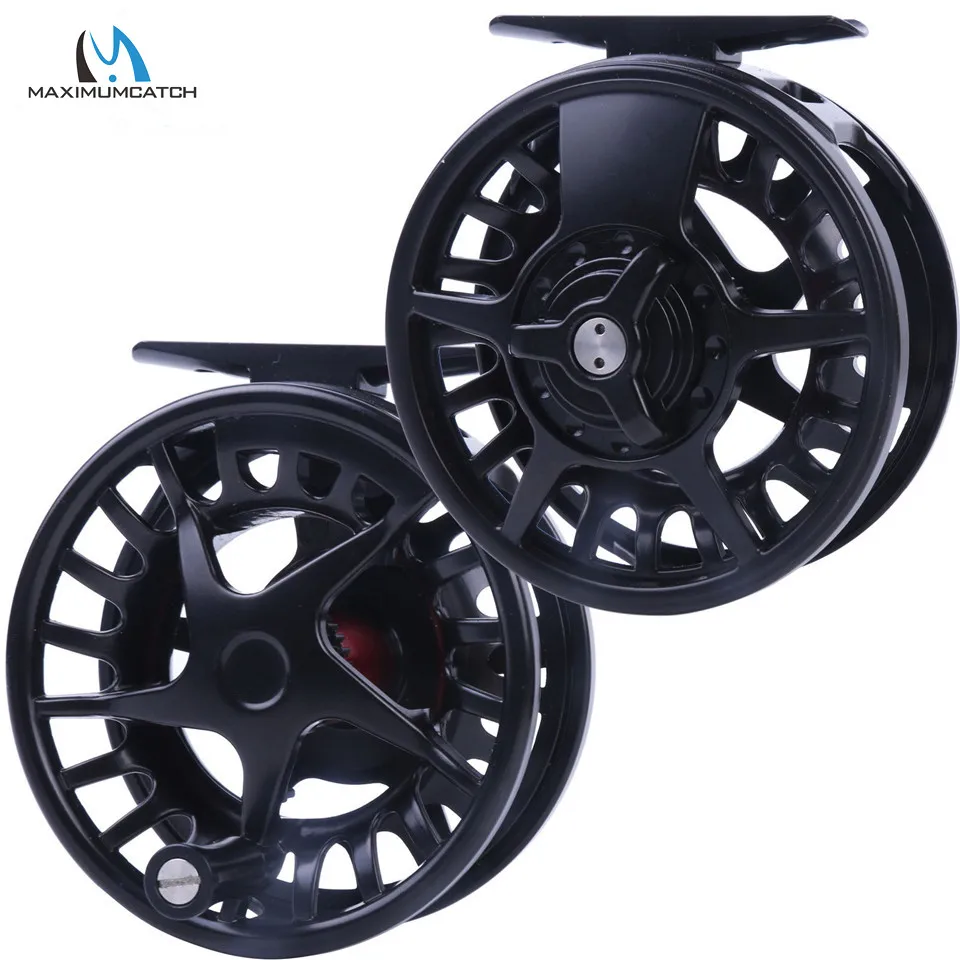 

Maximumcatch DX 5/6/7/8WT Aluminum Fly Reel Right and Left-handed Fly Fishing Reel Black Color Fishing Reel