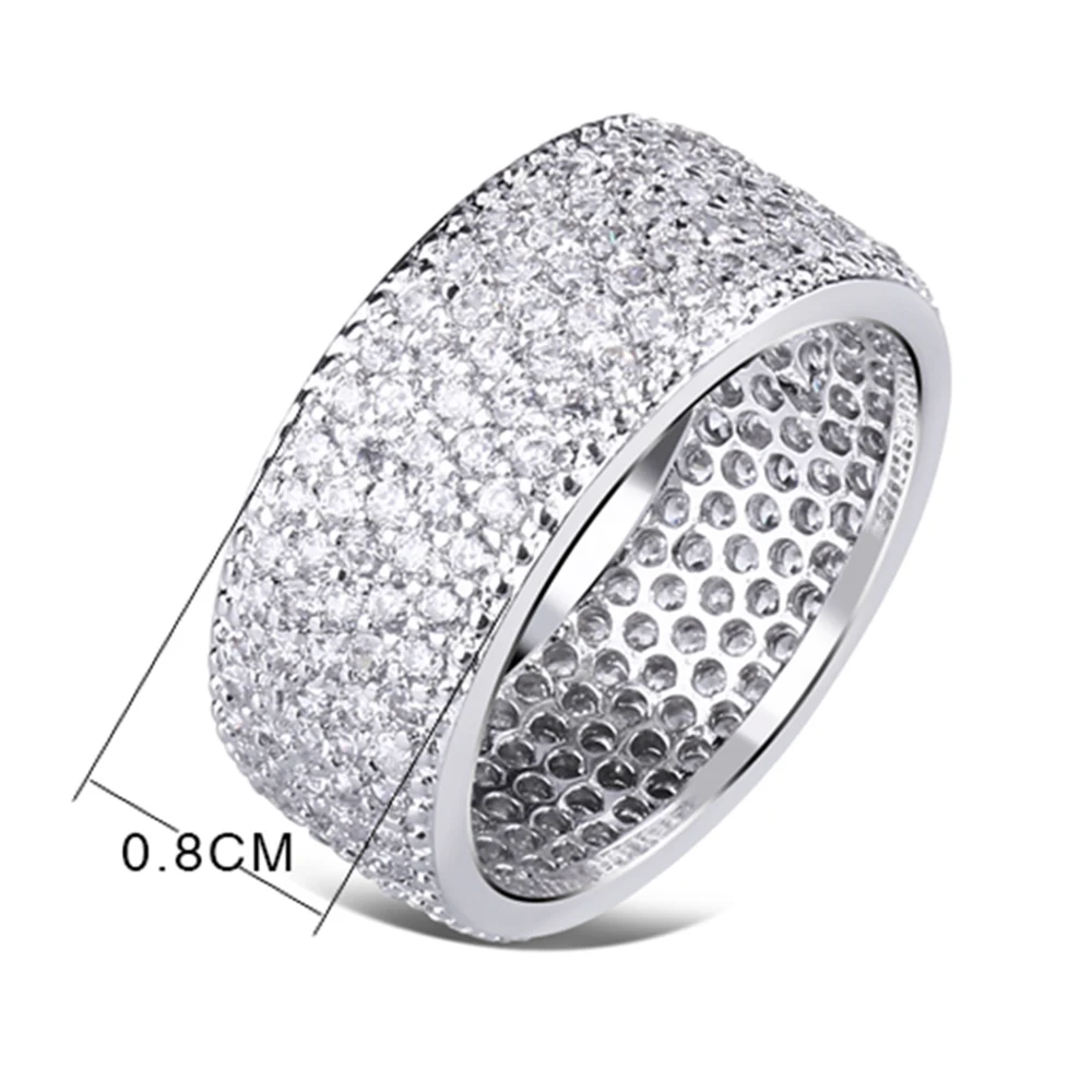 Classic round Design Cubic Zirconia Crystal Ring -Fashion Women's Fashion Jewelry for Quick Delivery