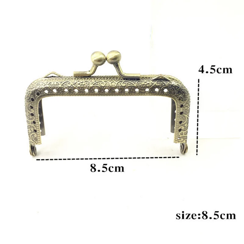 6.5-20cm Metal Frame Purse Handle Coins Bags Kiss Clasp Lock  Accessories