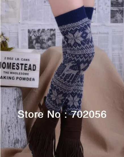 girl heart print rabbit fur wool blend long leg warmer Leg Shoes Ankle Warmer Boot Sleeves Cover 6 pairs/lot #3298