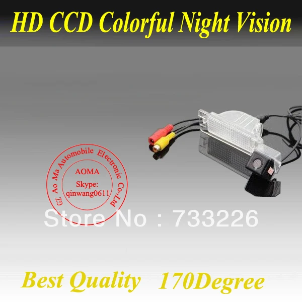 Car Camera Car Rear View Camera With 4 LED CCD HD Camera For Volkswagen Santana / VW Jetta / Rapid 2013