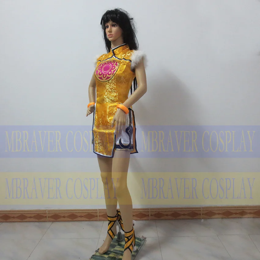 Ling Xiaoyu Dress+Shorts+Legging Women Girls Halloween Cosplay Costume