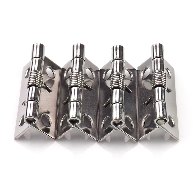 Picture 5: 4pcs Stainless Steel 304 Cabinet Hinge 1,1.5, 2 ,2.5 Inch Spring Hinge  Automatic Closing Back Wooden Box Small Loose Leaf