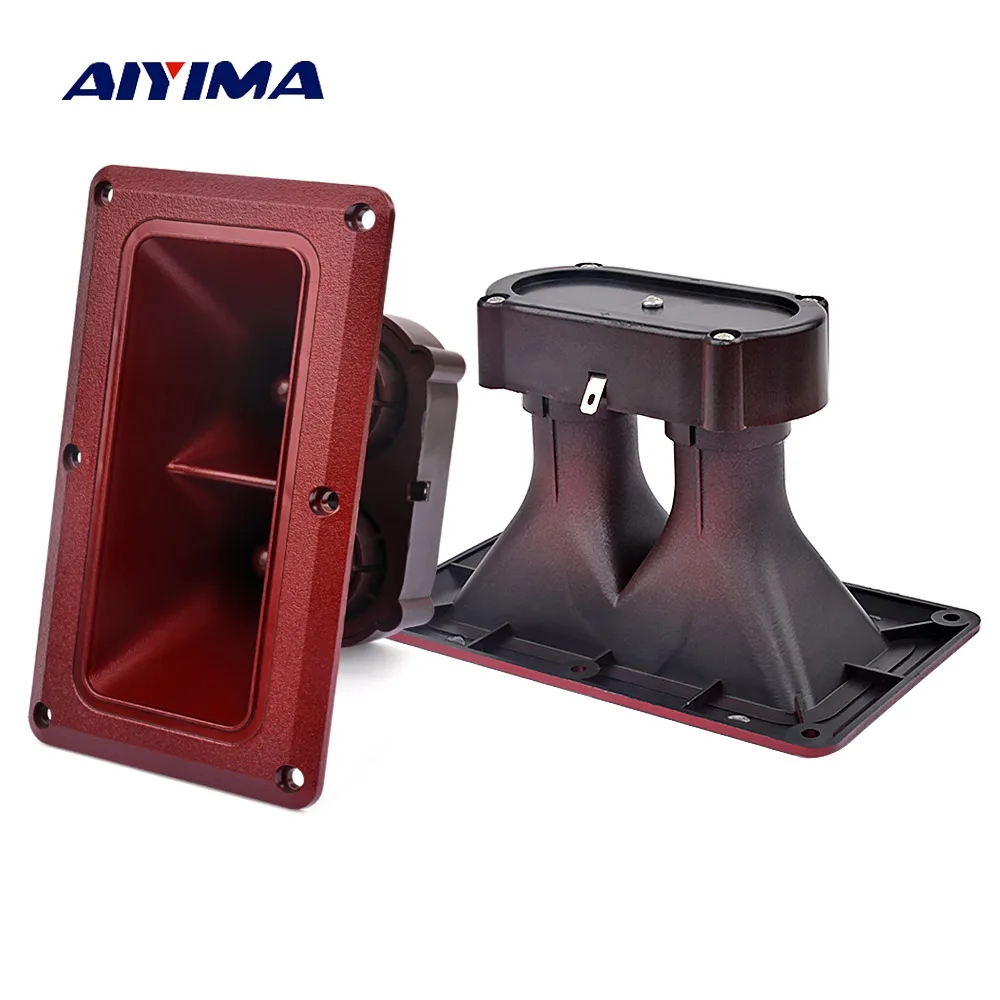 

AIYIMA 2Pcs Dual Piezo Tweeters 160*94MM Horn Piezoelectric Speaker 150W Buzzer Treble Piezo Head Driver Stage Loudspeaker