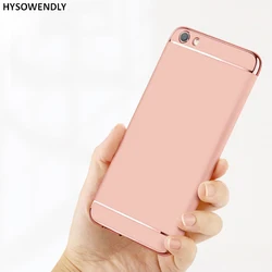 For A37 A57/A39 A59 A71 A73 A75 A79 A83/A1 A3 Case Phone Back Cover For Oppo f1s A77 F3 Gold Plating 3 in 1 PC Hard Protect Case