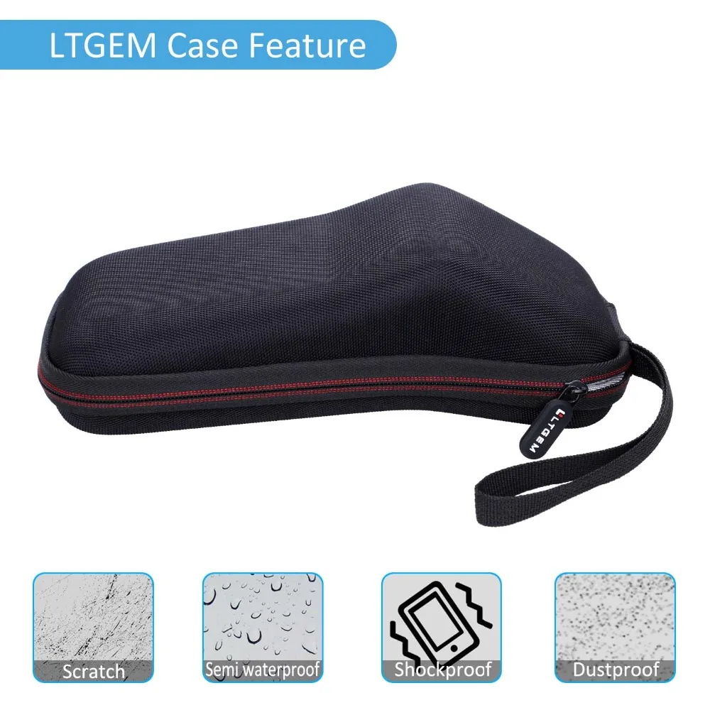 LTGEM EVA Hard Case for DYMO LetraTag LT-100H Plus Handheld Label Maker - Travel Protective Carrying Storage Bag