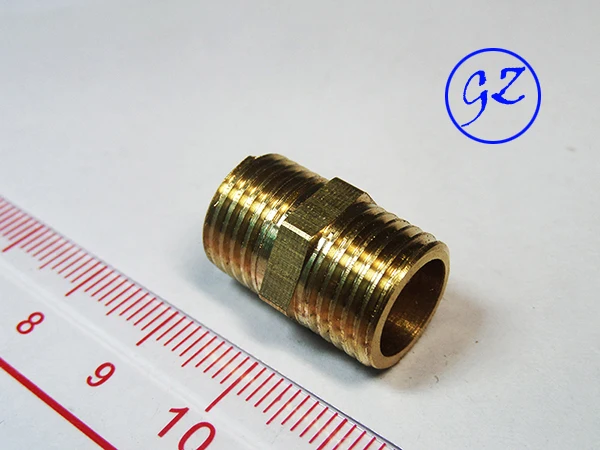 

1/4" Reducing coupler thread pipe joint copper stainless steel tube connector changeable diameter joints 10pcs