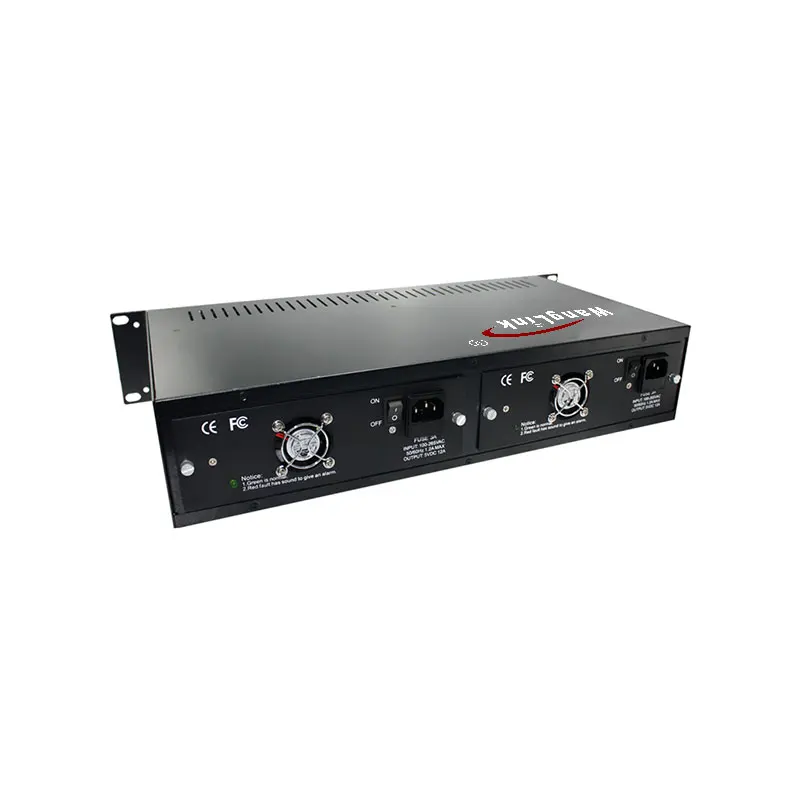 Imagem -04 - Fibra Óptica Media Converter Chassis Double Power Supply 2u 14 Slots 19 Polegadas Rack Chassis