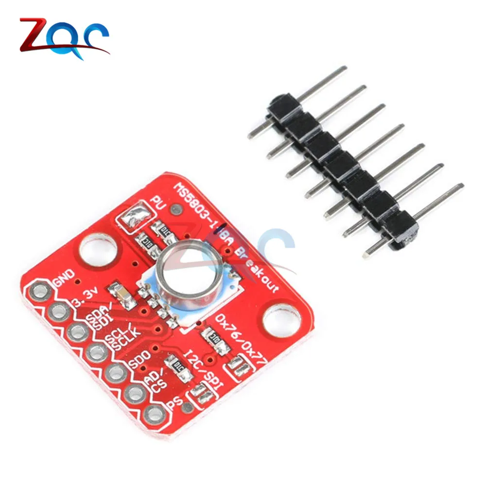 Original MS5803-14BA MS5803 14BA High Precision Fluid Liquid Gas Voltage Sensor Module Waterproof I2C/SPI Pressure Sensor Board