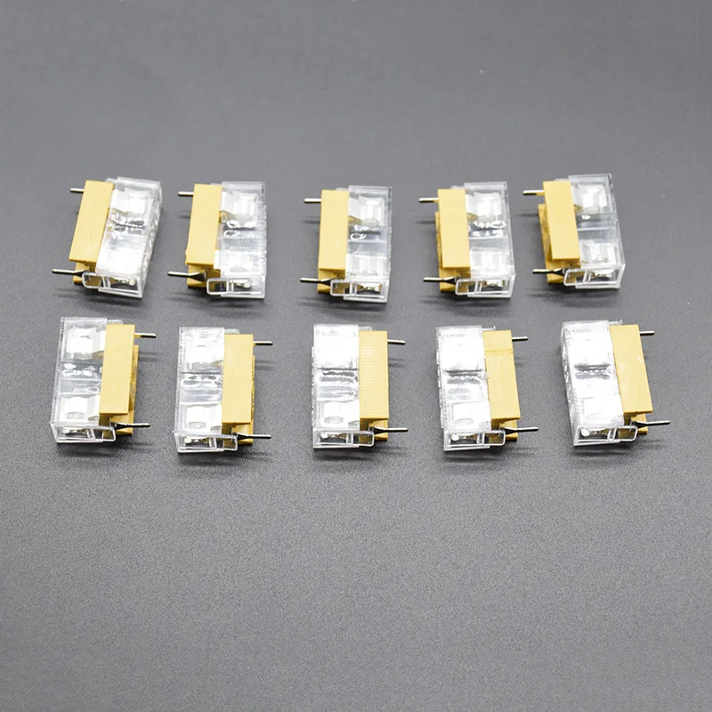 10sets Panel Mount PCB Fuse Holder Case w Cover 5x20mm