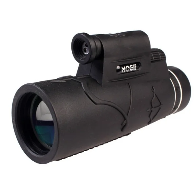 MOGE 50x60mm Illuminated with Laser Long-range Mobile Phone Monocular HD High-definition Outdoor Telescope Ridge System