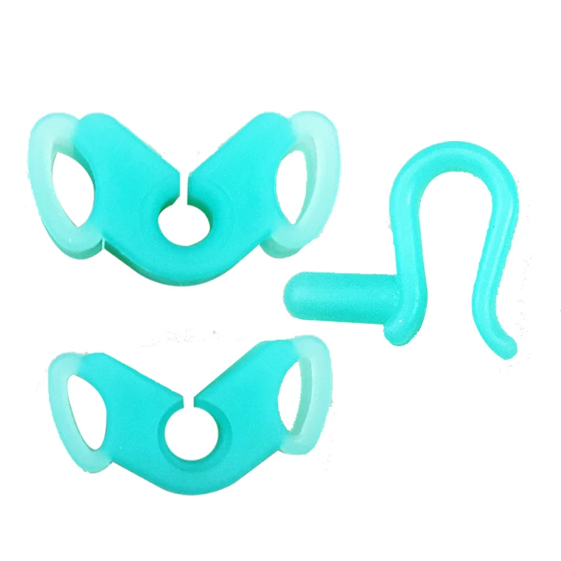 3Pcs/Set Dental Silicone Bite Blocks Dental Mouth Prop Bite Block Cushion Opener Retractor Mouth Gag Dentist Tools