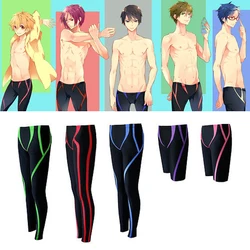Free Iwatobi Swim Club Cosplay Costume Unisex Shorts Pants Swimsuit Haruka Nanase Makoto Tachibana Rin Matsuoka Swimming Trunks